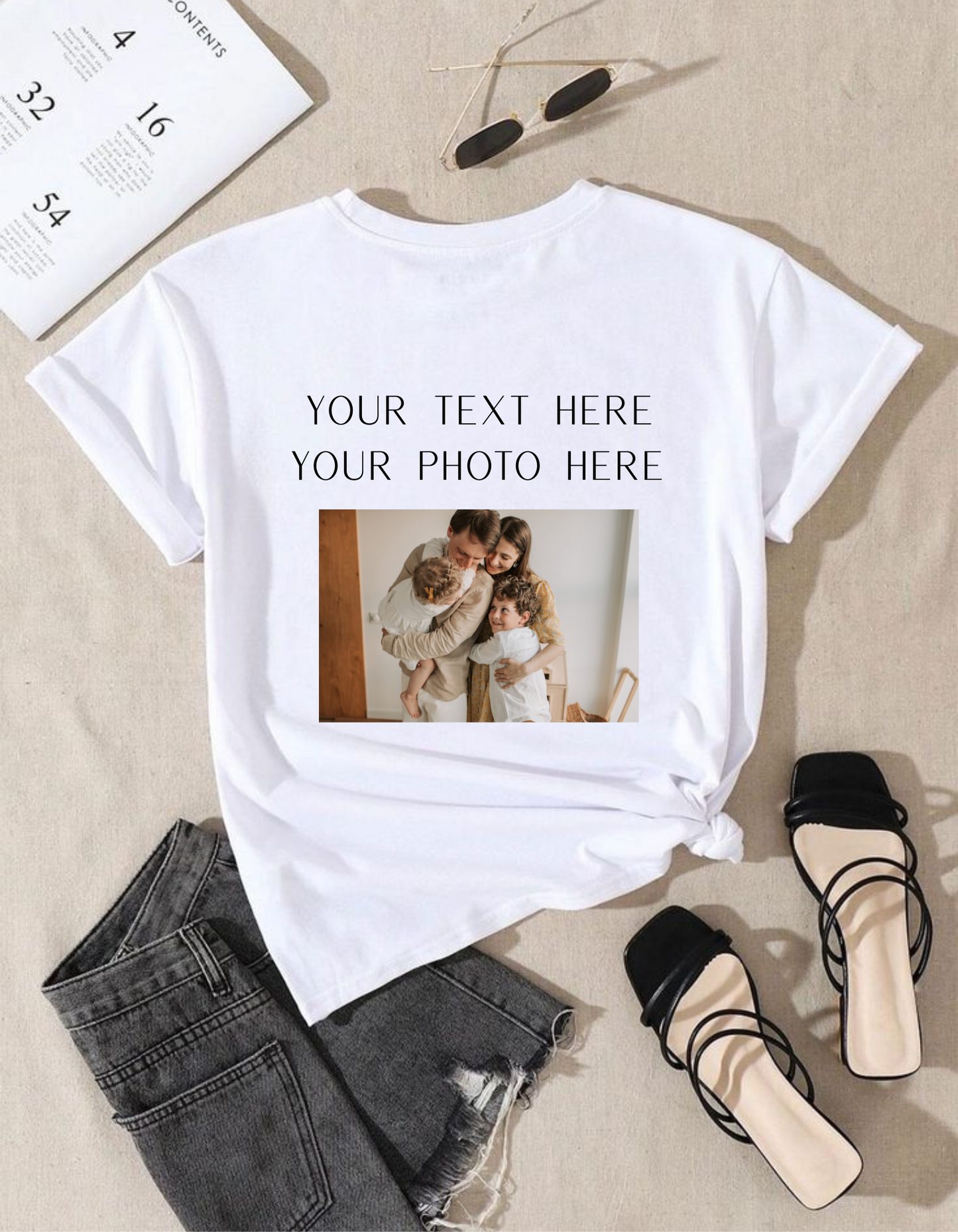 Custom Designs for her- 100% Cotton Women’s T-Shirt – Custom DTF Print