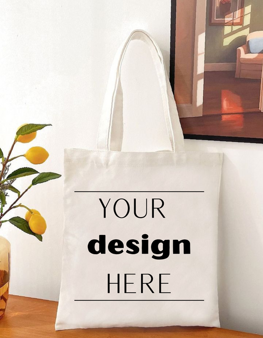 Personalised Tote Bag – Custom Printed Canvas Shopping Bag