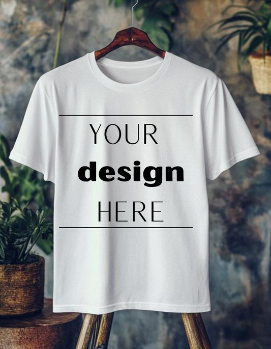 Custom design for him- 100% Cotton Men’s T-Shirt – Custom DTF Print